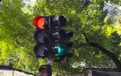 GreenRedYellow velosiped LED svetofor moduli