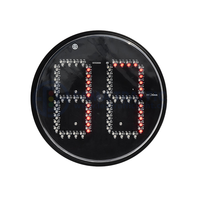 Ob'ektivsiz 300 mm LED svetofor modulining orqaga hisoblash taymeri