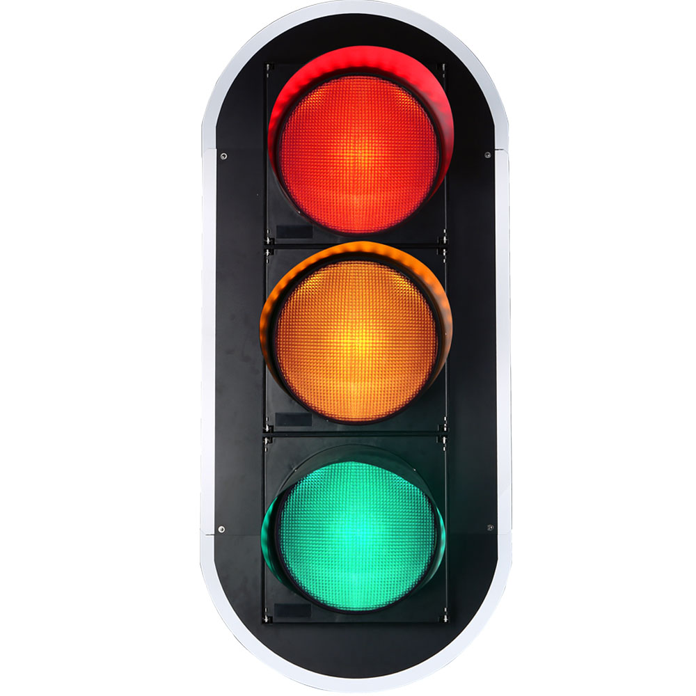 Yuqori oqimli qizil/sariq/yashil to'liq sharsimon svetofor