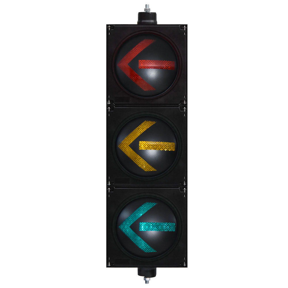 Yuqori oqimli qizil/sariq/yashil strelka svetofor