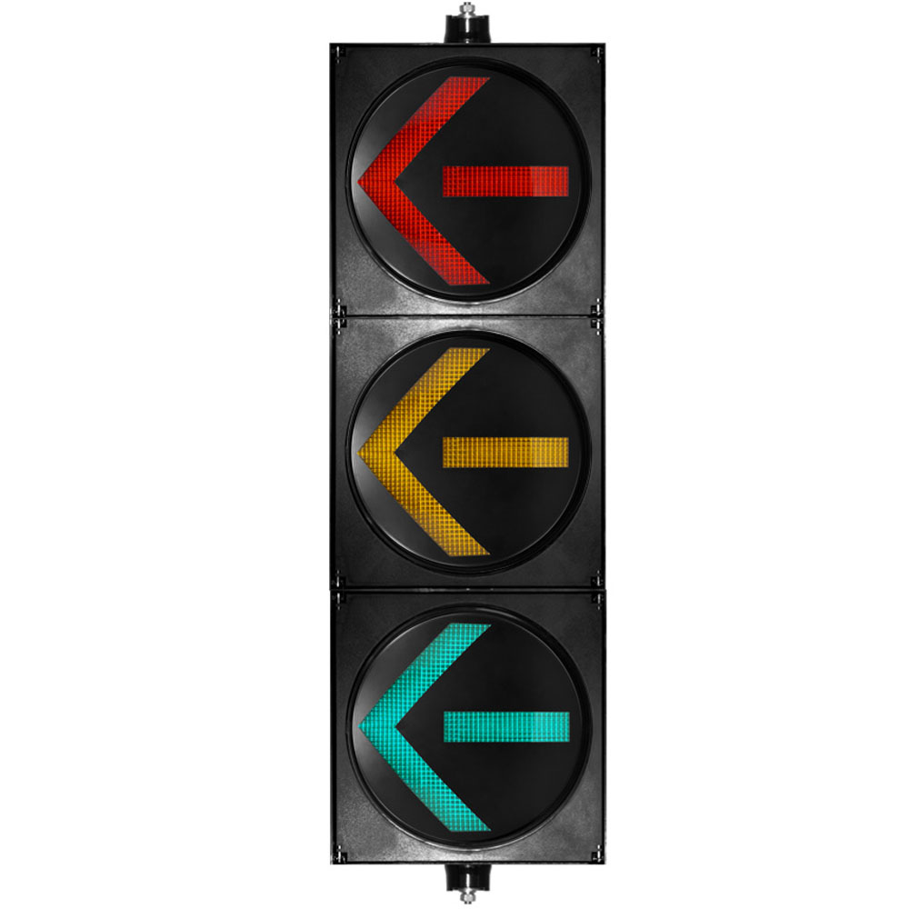 Yuqori oqimli qizil/sariq/yashil strelka svetofor