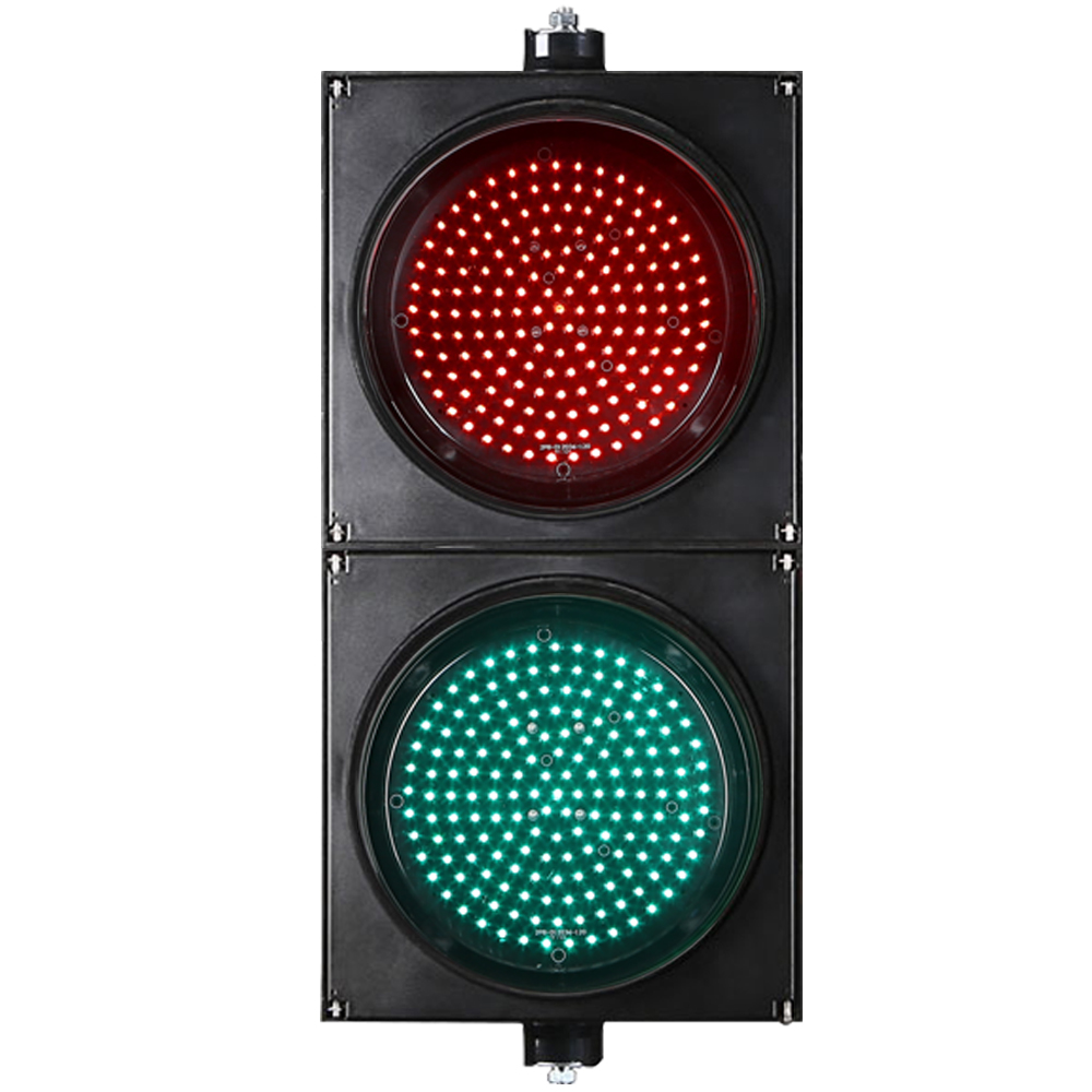 Kam quvvatli qizil/yashil toʻliq ballli svetofor (ikki birlik)