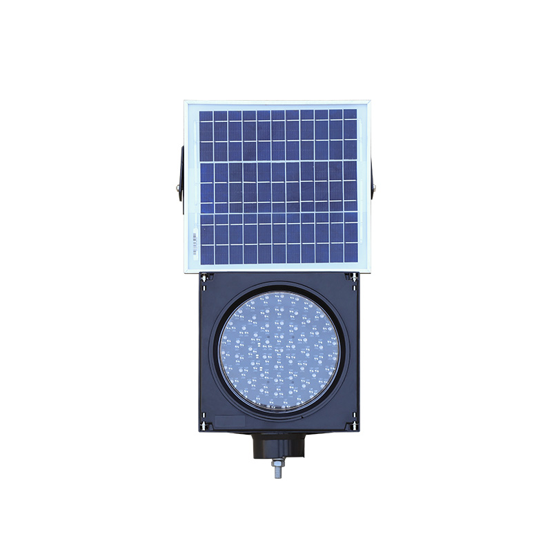 Quyosh energiyasida ishlaydigan sariq miltillovchi chiroq