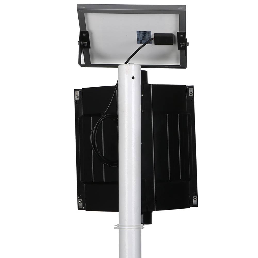 Quyosh energiyasida ishlaydigan sariq miltillovchi chiroq