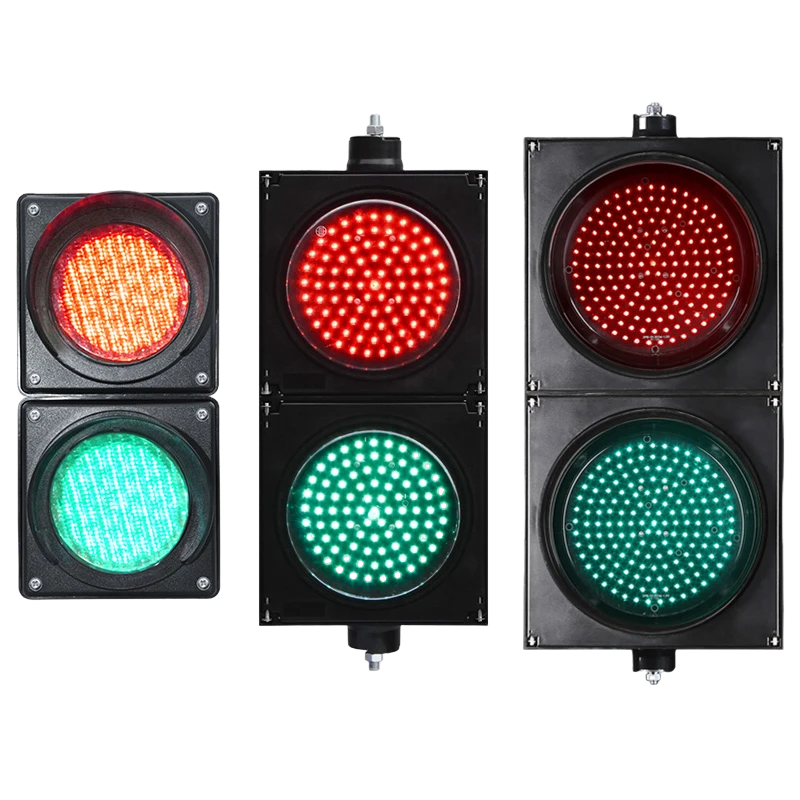 Kam quvvatli qizil/yashil toʻliq ballli svetofor (ikki birlik)