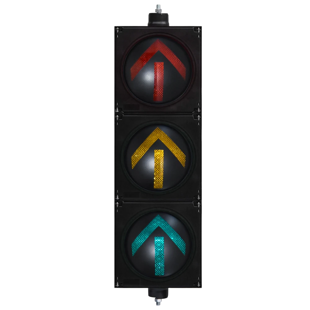Yuqori oqimli qizil/sariq/yashil strelka svetofor
