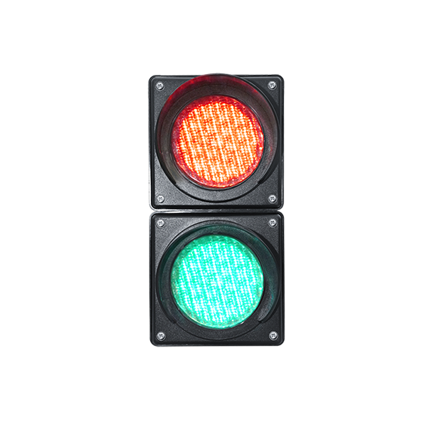 Kam quvvatli qizil/yashil to'liq sharli svetofor (ikki birlik)