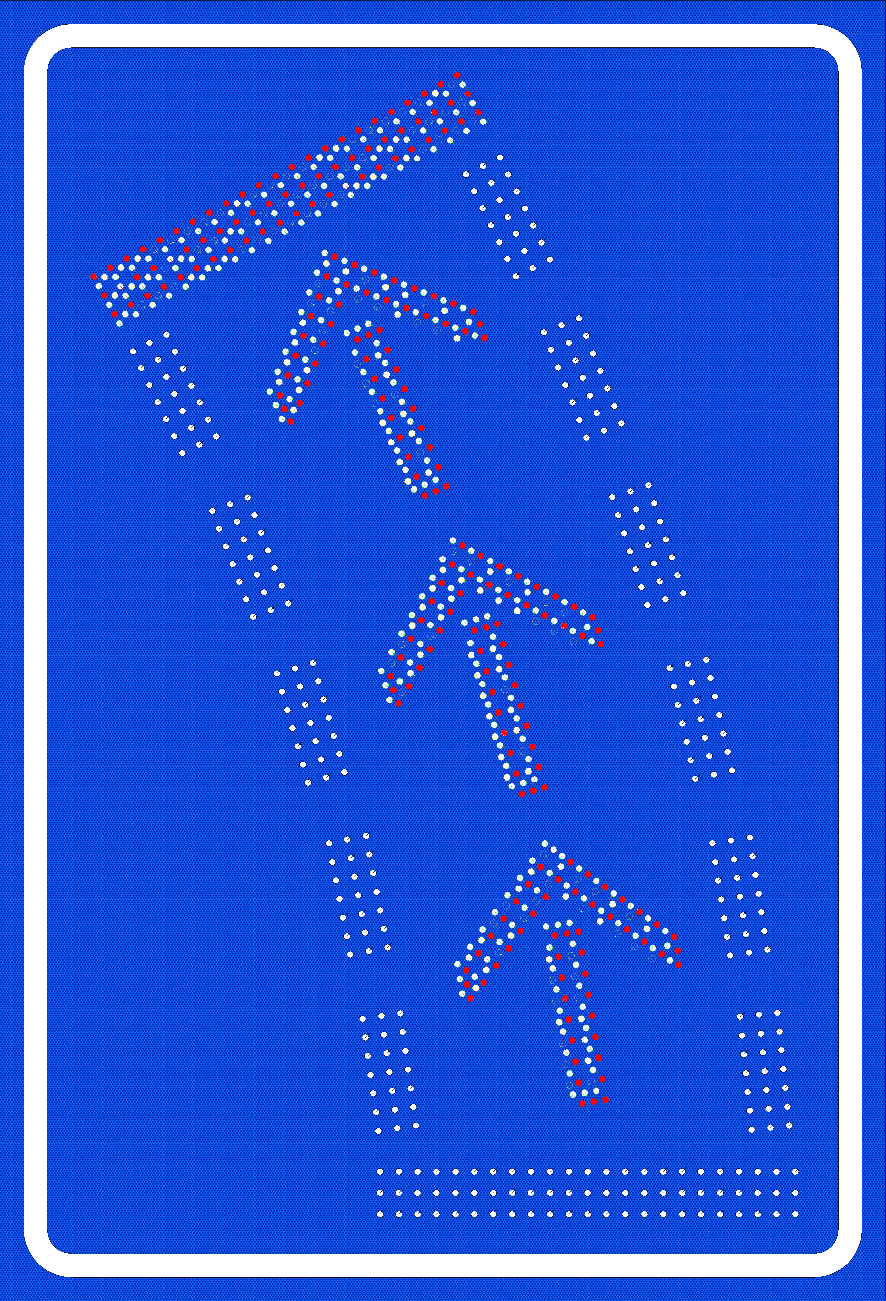 Chapga buriling yoki to'g'ri harakatlaning belgisi