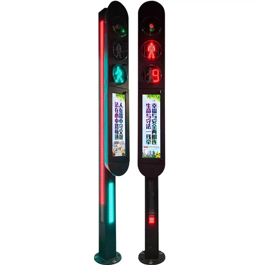 Piyodalarni aniqlash uchun o'rnatilgan svetofor Piyodalarni aniqlash uchun o'rnatilgan svetofor