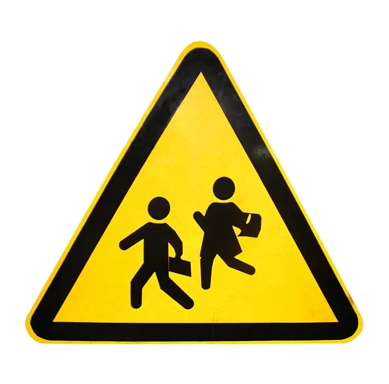 miltillovchi chiroqlari bo'lgan tezlik belgisi